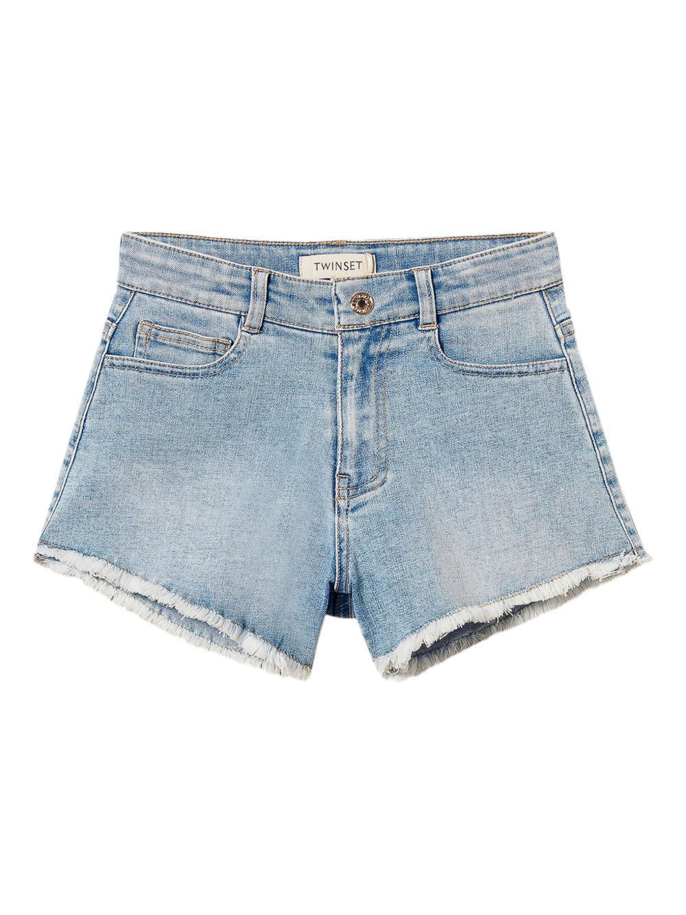 TWINSET Kids
데님 쇼츠 위드 프린지